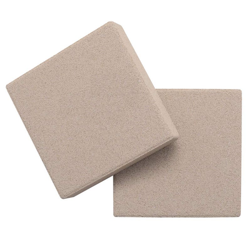Hipanda Aquarium Ceramic Plate Bio Filter Media 2 Pcs,Biological Filter Brick for Marine and Freshwater Fish Tank - Image 1